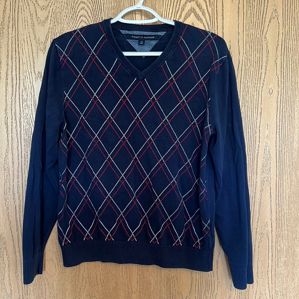Tommy Hilfiger Argyle Sweater (size S)
